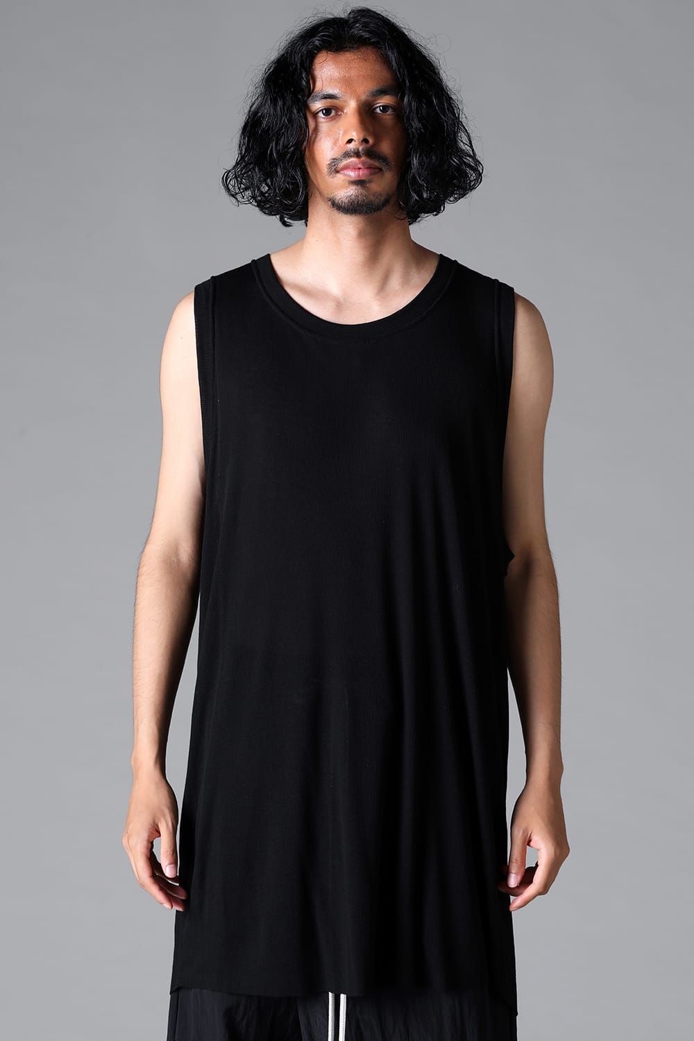 《2026SS先行予約》Rib Long Tank Top"Black / White /Grey" / リブロングタンクトップ"ブラック/ホワイト/グレー"
