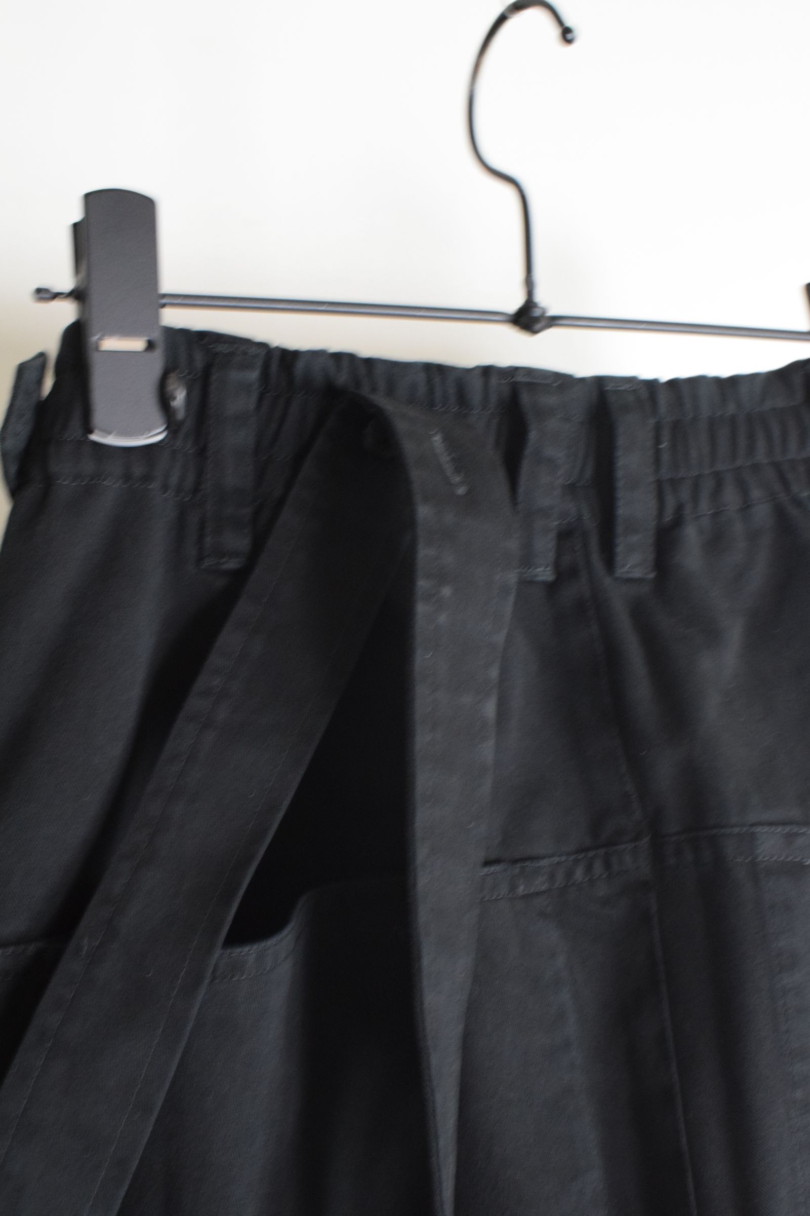 Cargo Flared pants"Black" / カーゴフレアパンツ"ブラック"