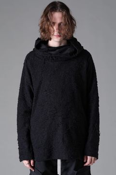 《2026AW先行予約》Twisted Hoodie Pullover"Black" / ツイストフーディプルオーバー"ブラック"