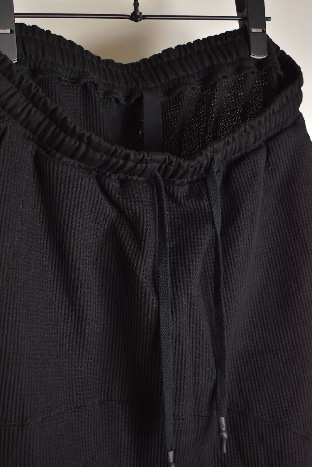 Waffle Sarrouel Pants"Black"/ワッフルサルエルパンツ"ブラック"