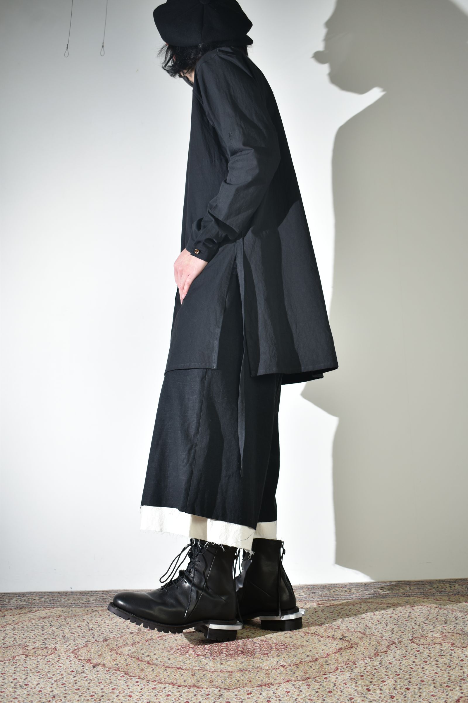 レイヤードで魅せるkujakuのハーフパンツ