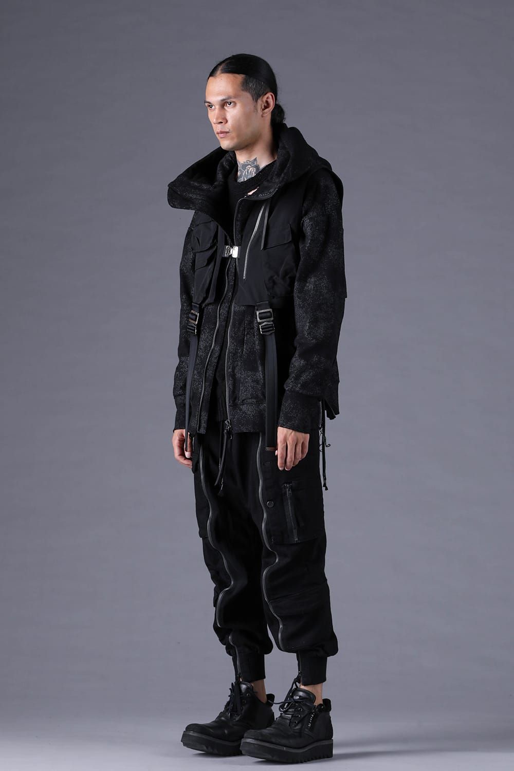 《2027SS先行予約分》Cupra Twill Vest"Black" / キュプラツイルベスト"ブラック"