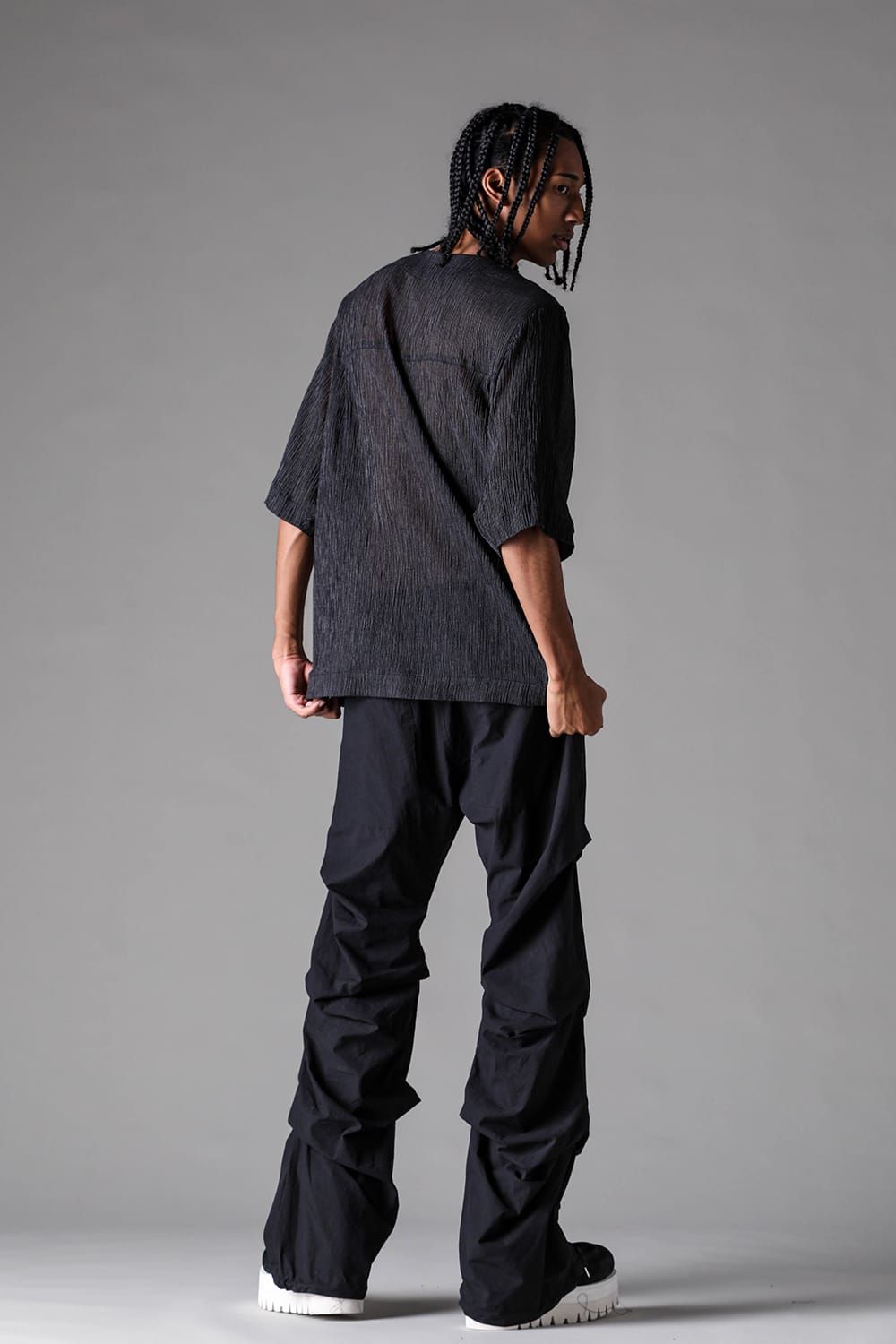 《2027SS先行予約》Over Sided KIMONO Base Ball Shirts"Black Stripe / White Stripe / Brown Stripe" / オーバーサイズキモノベースボールシャツ"ブラックストライプ / ホワイトストライプ /ブラウンストライプ"