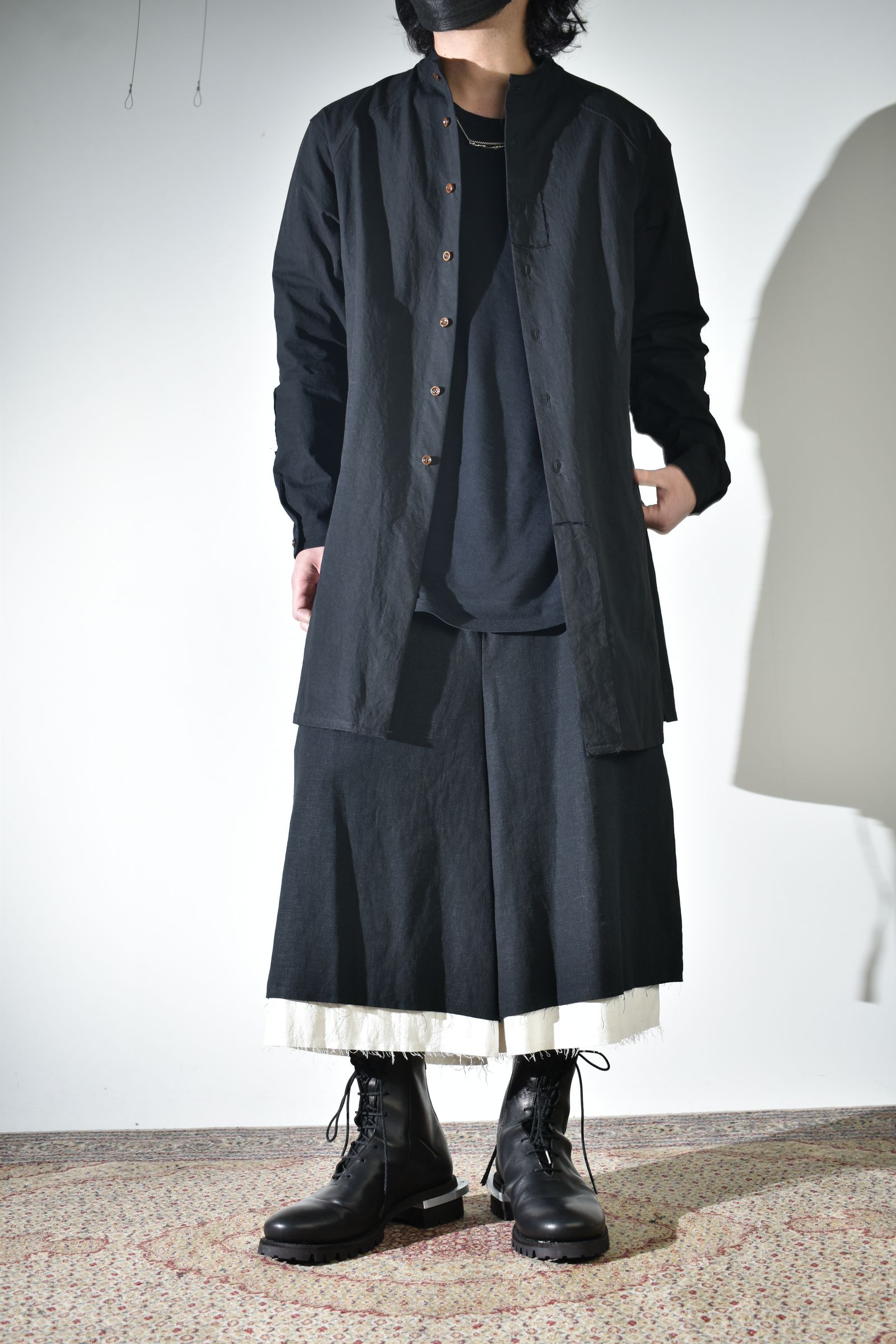 レイヤードで魅せるkujakuのハーフパンツ