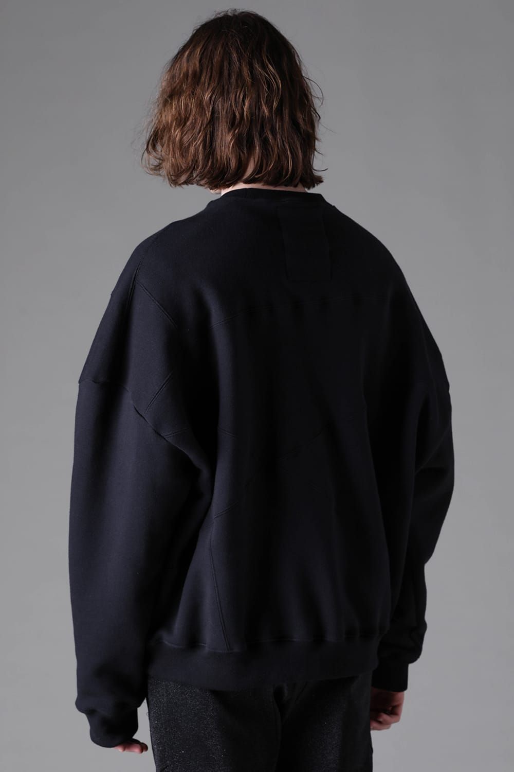 《2026AW先行予約》Panelled Over Size Pullover"Black / D.Grey" / パネルオーバーサイズプルオーバー"ブラック/ダークグレー"