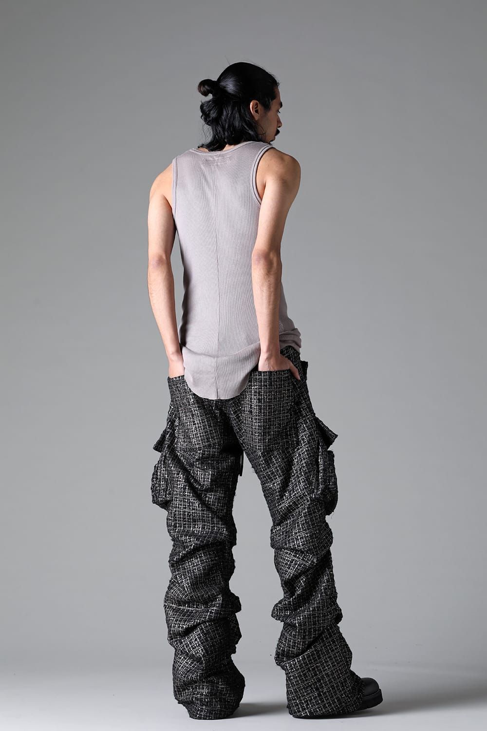 《2025AW先行予約》Rib Tank Top"Black / White /G.Beige / Grey / L.Beige" / リブタンクトップ"ブラック/ホワイト/グレーベージュ/グレー/ライトベージュ"