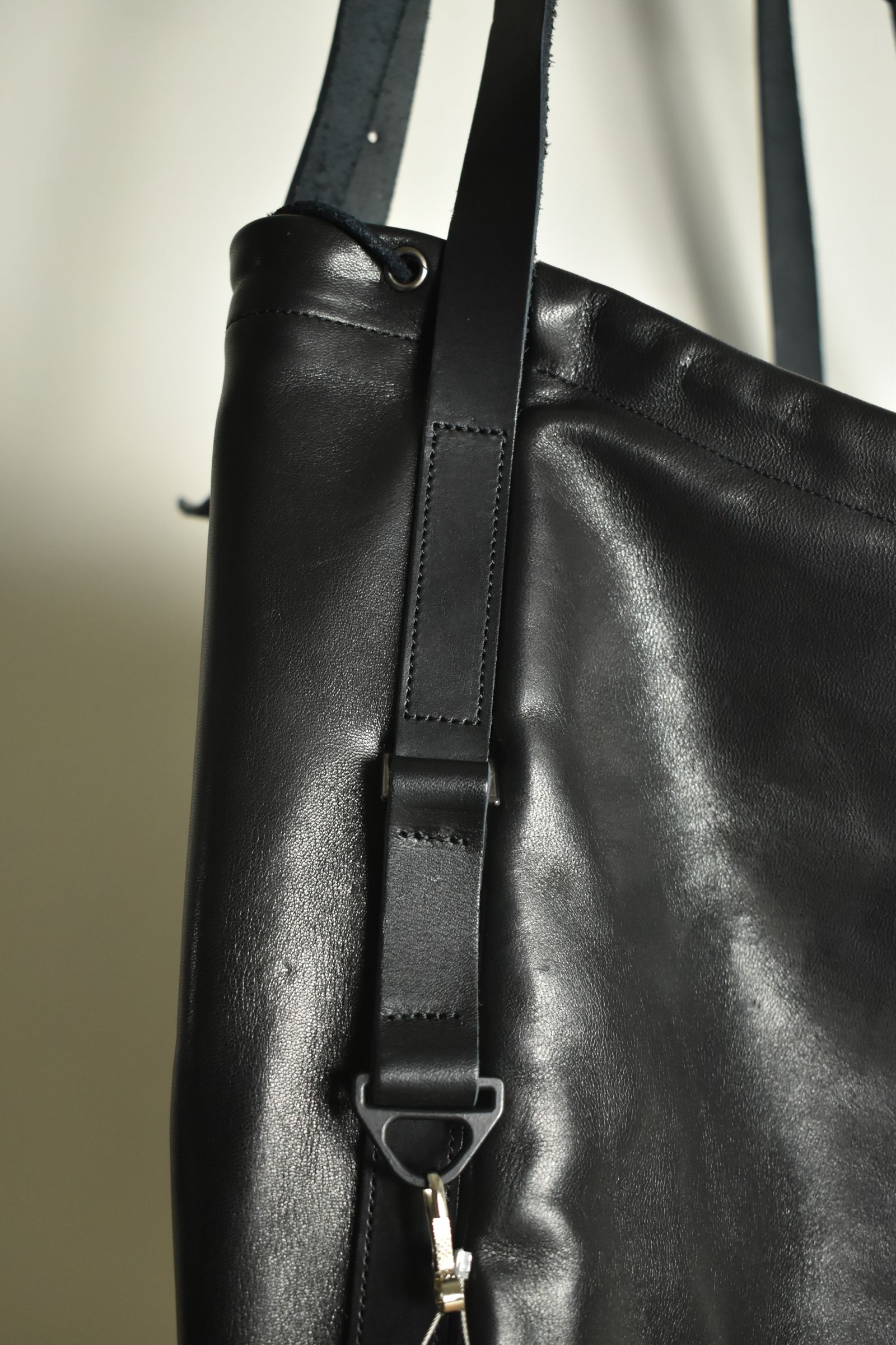 Horse Leather Shoulder Bag"Black" / ホースレザーショルダーバッグ"ブラック"