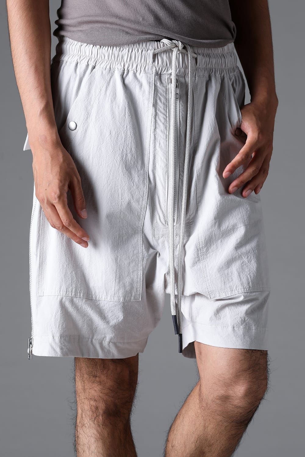 《2026SS先行予約》Side Zip Shorts"Black / White /Stone" / サイドジップショーツ"ブラック/ホワイト/ストーン"