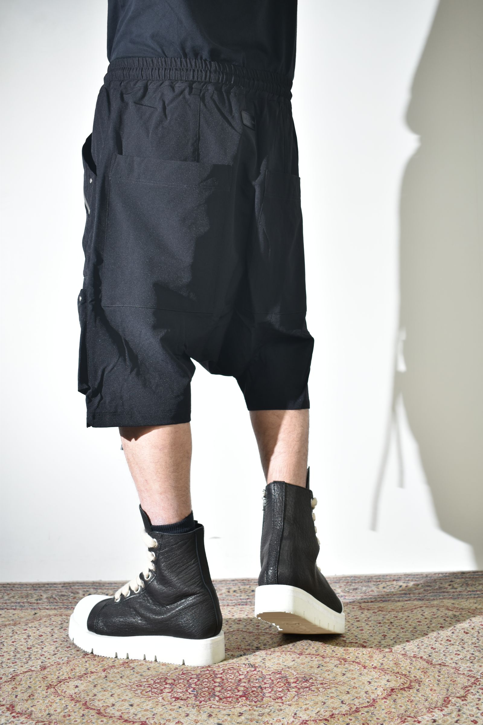 Stretch Nylon Cargo Shorts"Black" / ストレッチナイロンカーゴショーツ"ブラック"