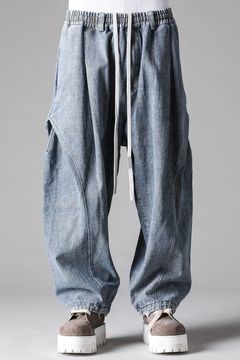 《2027SS先行予約》Side Tuck Tapared Pants"Blue" / サイドタックテーパードパンツ"ブルー"