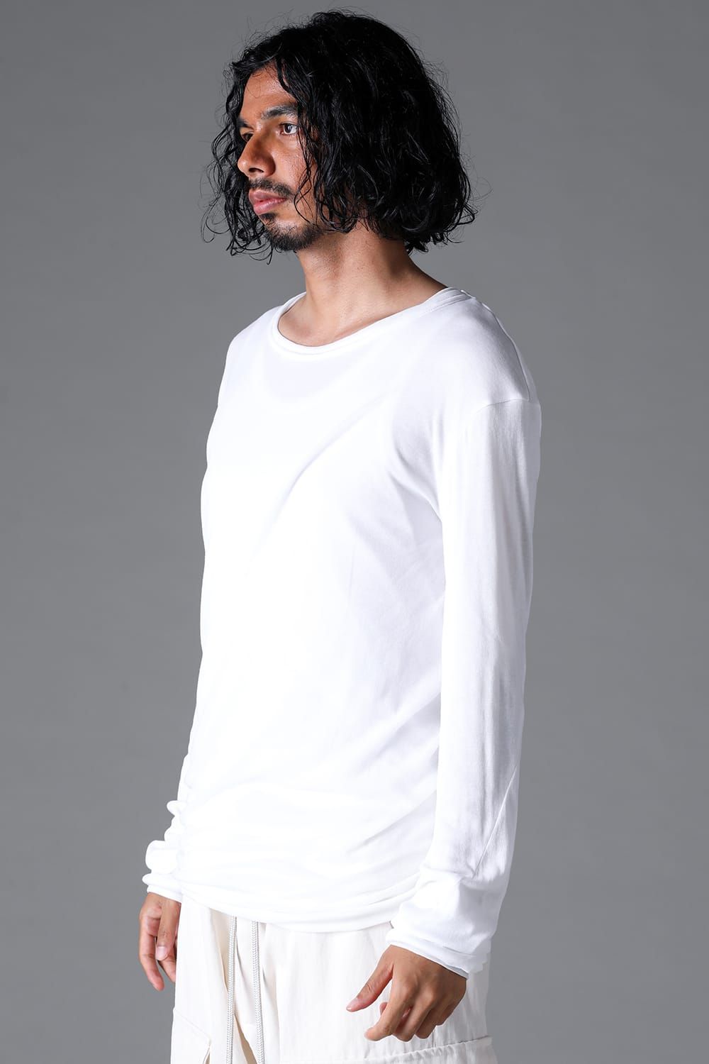 《2026SS先行予約》Twist Layerd Long Sleeve"Black / Cream /White /Stone /Brown" / ツイストロングスリーブ"ブラック/クリーム/ホワイト/ストーン/ブラウン"