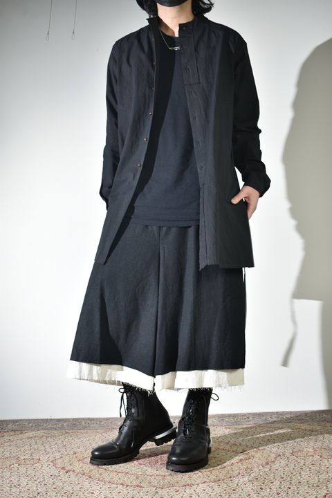 レイヤードで魅せるkujakuのハーフパンツ