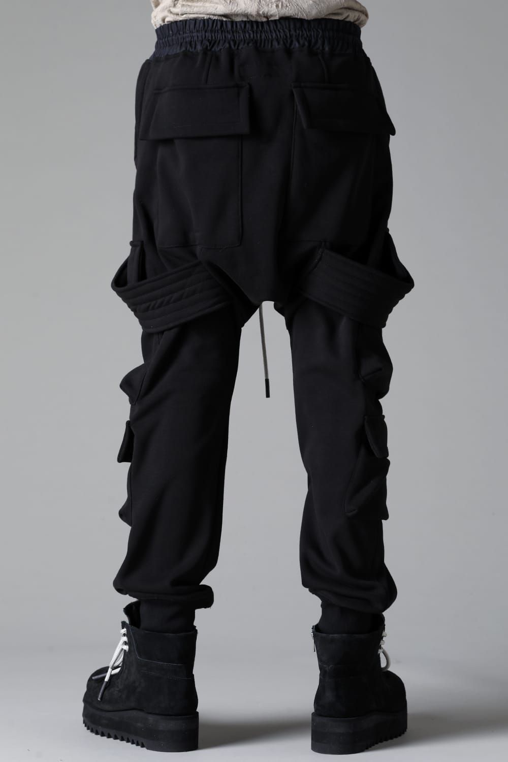 《2025AW先行予約》Bomber Heat Belt Cargo Sarouel Pants"Black" / ボンバーヒートベルトカーゴサルエルパンツ"ブラック"