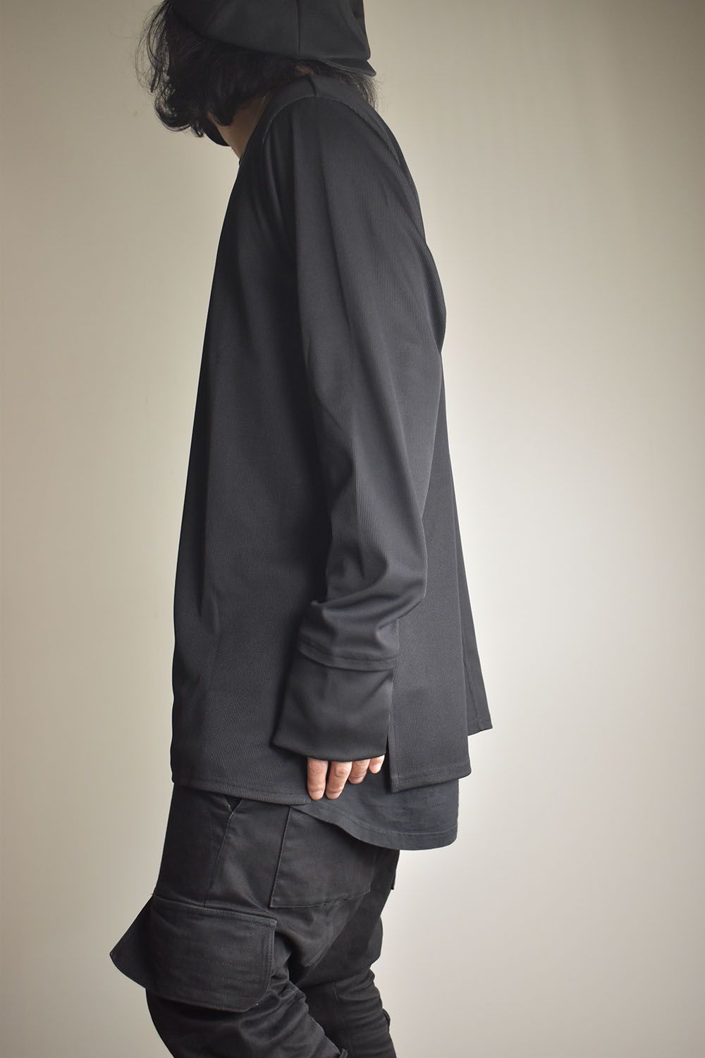 Base Layer Crew Neck "Black" / ベースレイヤークルーネック"ブラック"