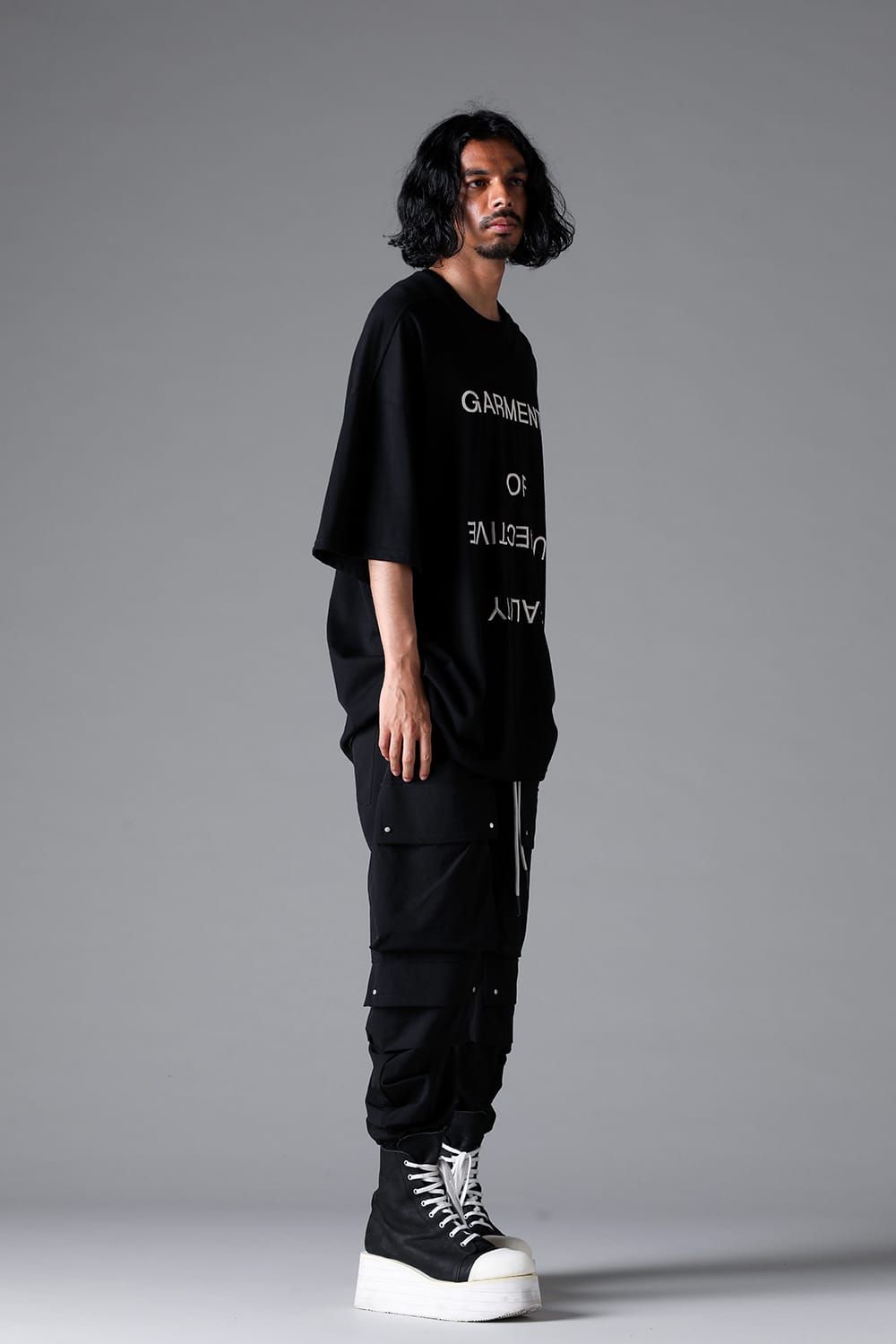 《2026SS先行予約》Stretch Nylon Military Sarouel Pants"Black" / ストレッチナイロンミリタリーサルエルパンツ"ブラック"