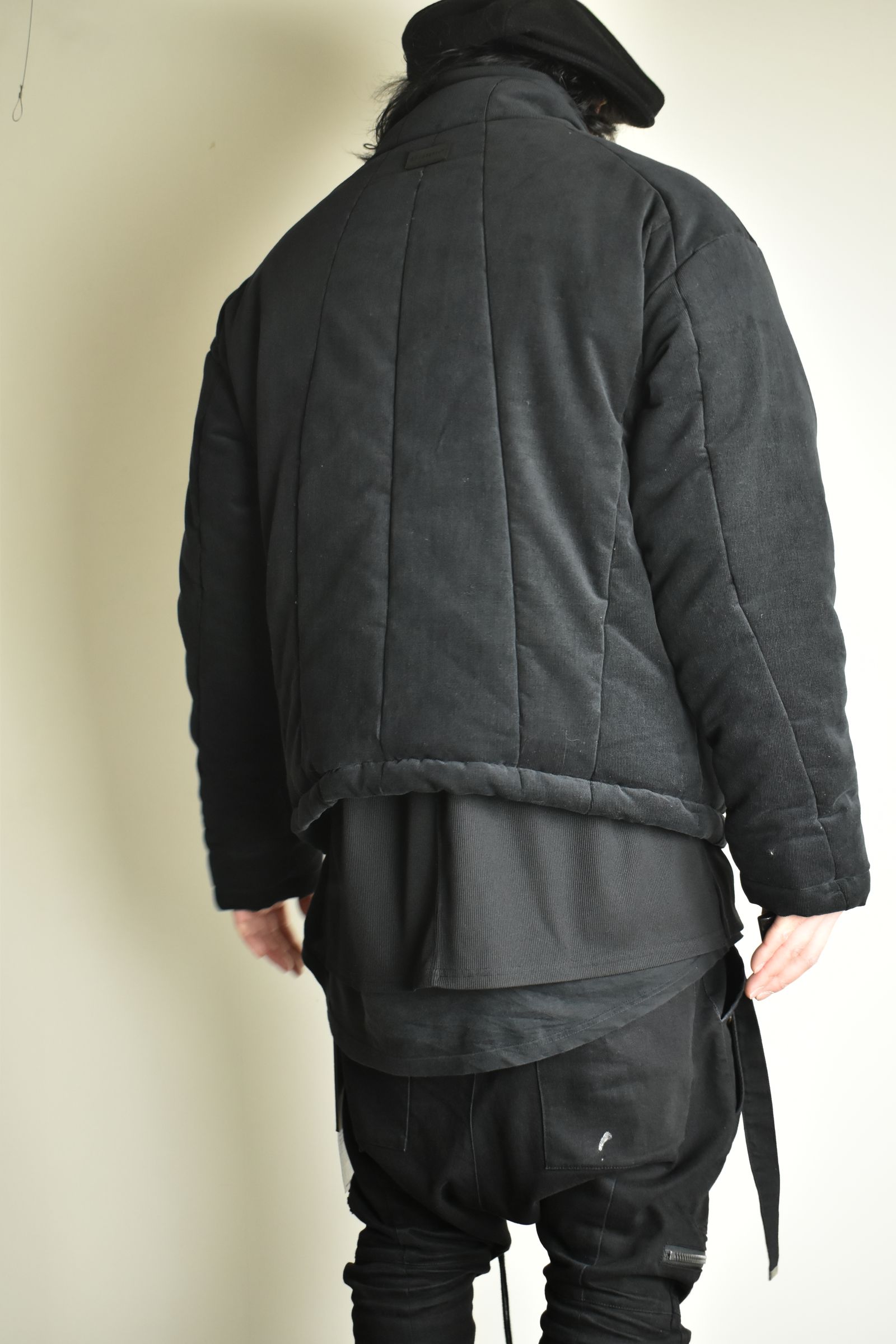《2026AW先行予約》Corduroy Padded Blouson "Black" / コーデュロイパデッドブルゾン"ブラック"