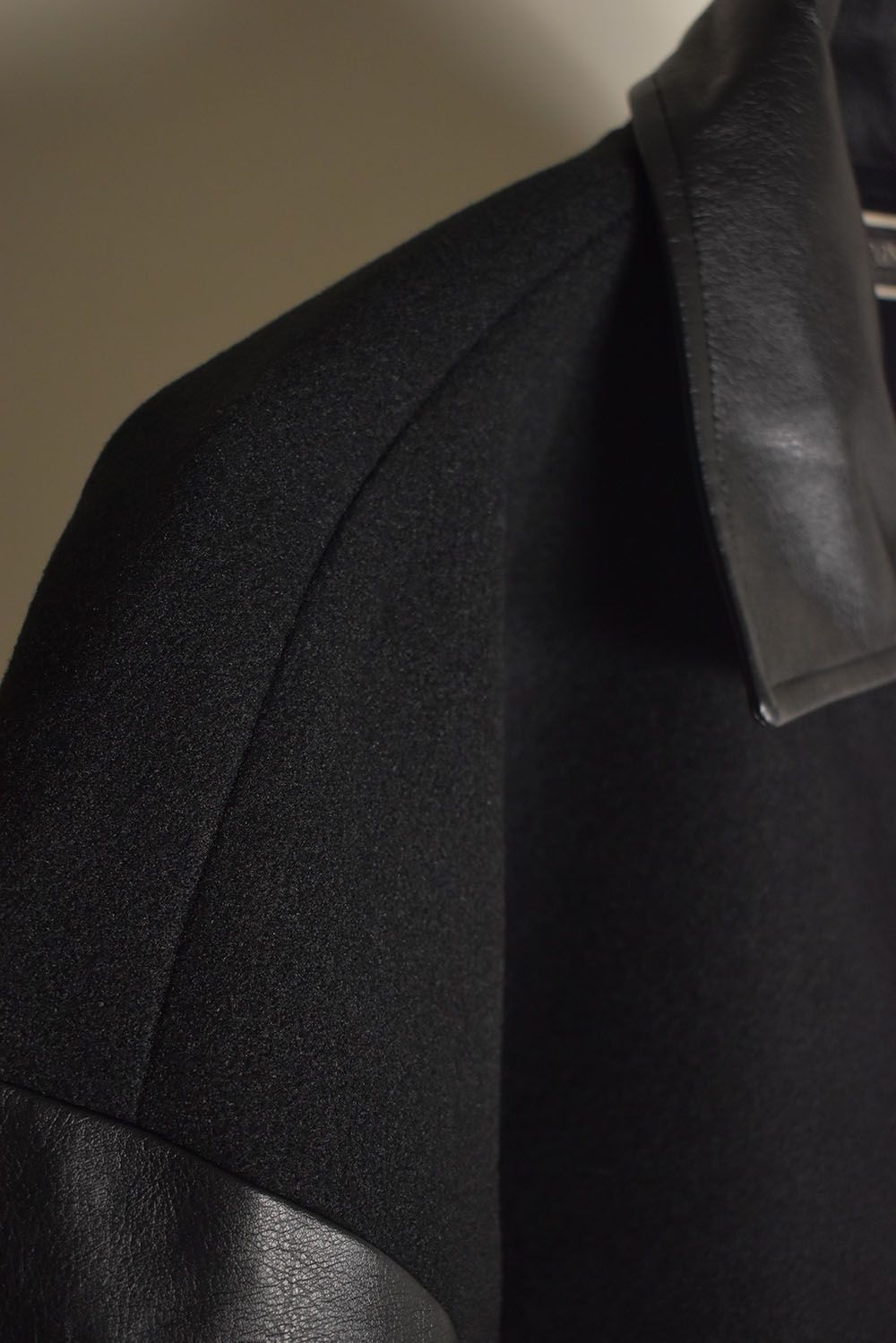 Heavy Melton Coach Jacket"Black" / ヘビーメルトンコーチジャケット"ブラック"