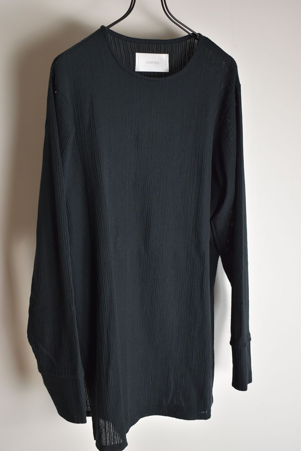 Base Layer Round Neck"Black"/ベースレイヤーラウンドネック"ブラック"