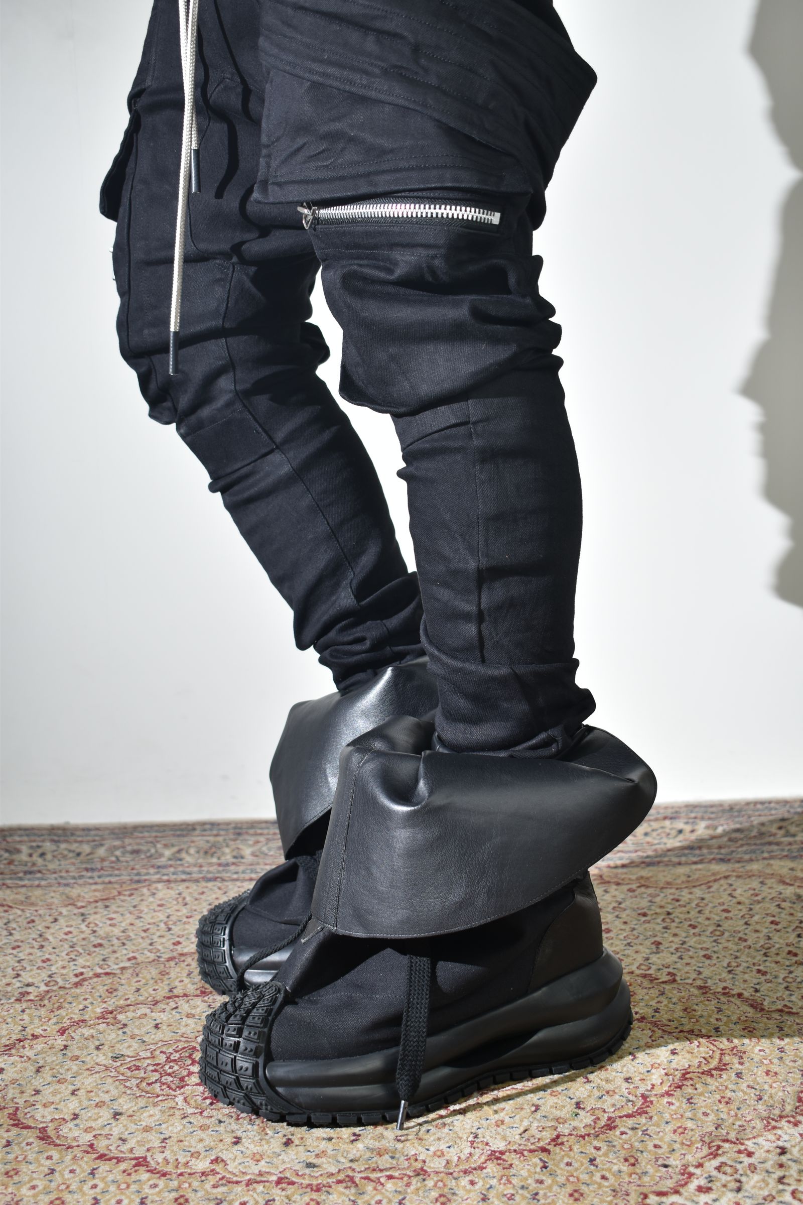 Magarimono collabo Sack Boots"Black" / MAGARIMONO コラボ サックブーツ"ブラック"