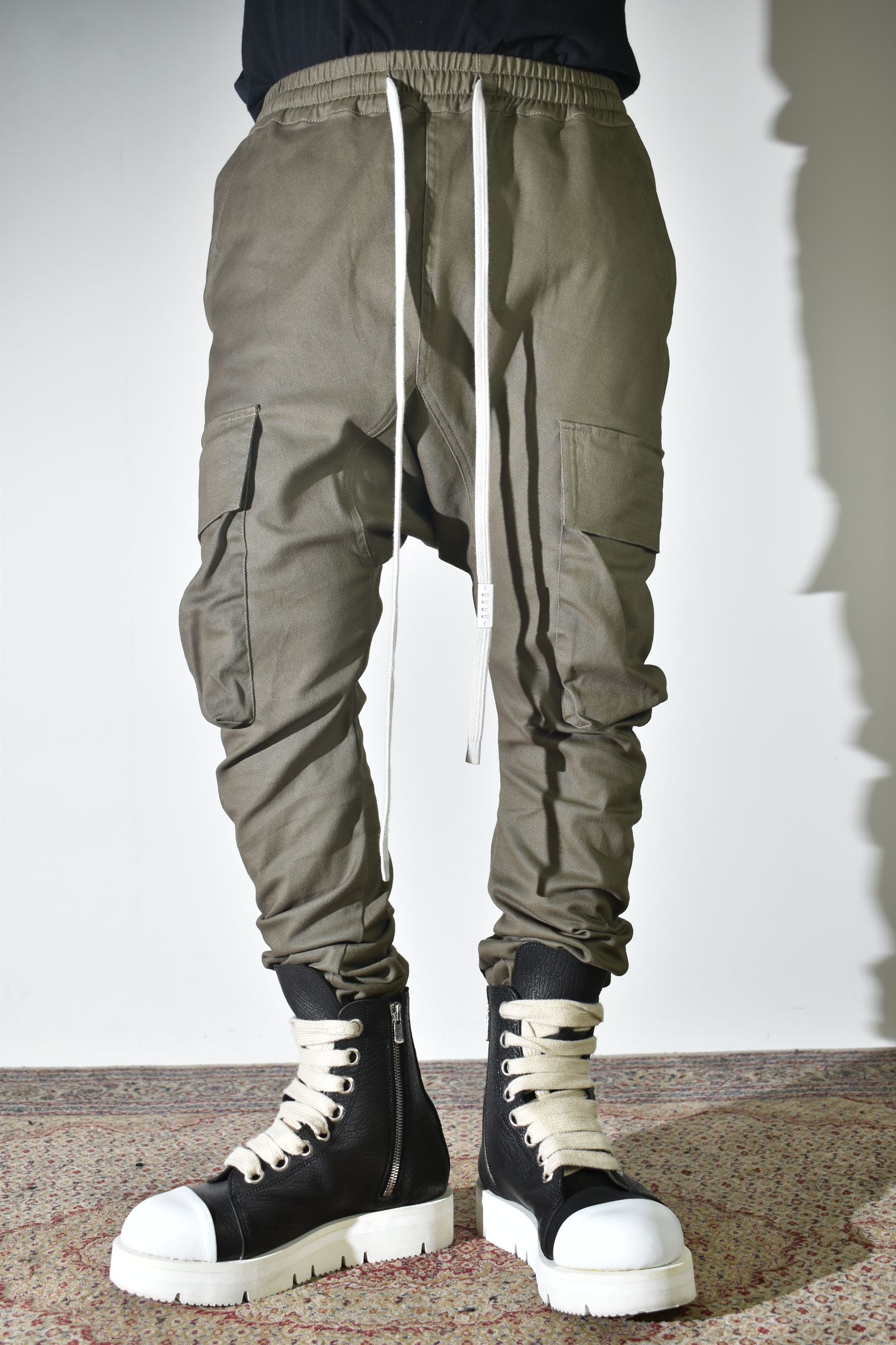 【Exclusive】Cargo Sarouel Skinny"Khaki" / カーゴサルエルスキニー"カーキ"