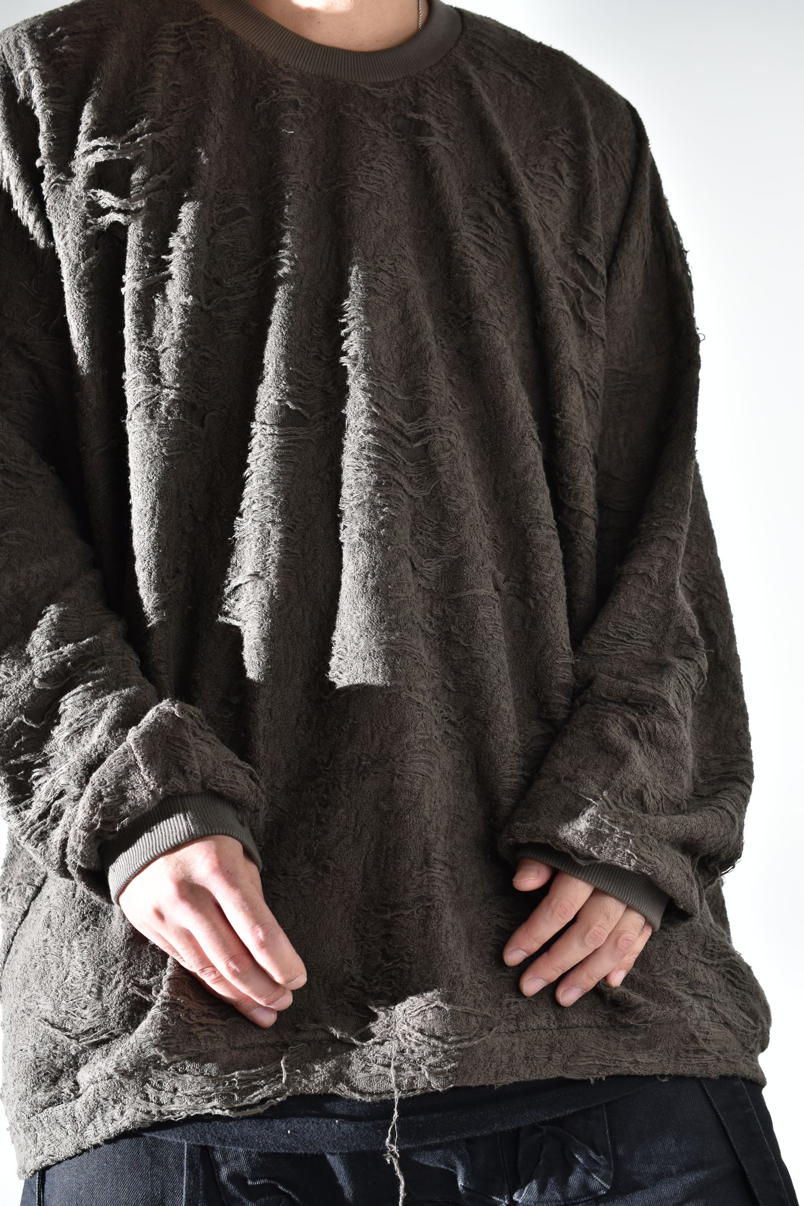 Extreme Over Sized Pullover"Khaki " / エクストリームオーバーサイズプルオーバー"カーキ"
