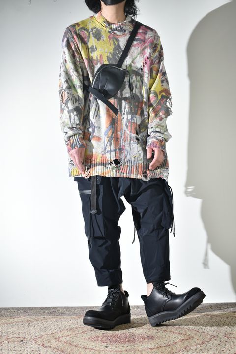 テクニカルなカーゴパンツ