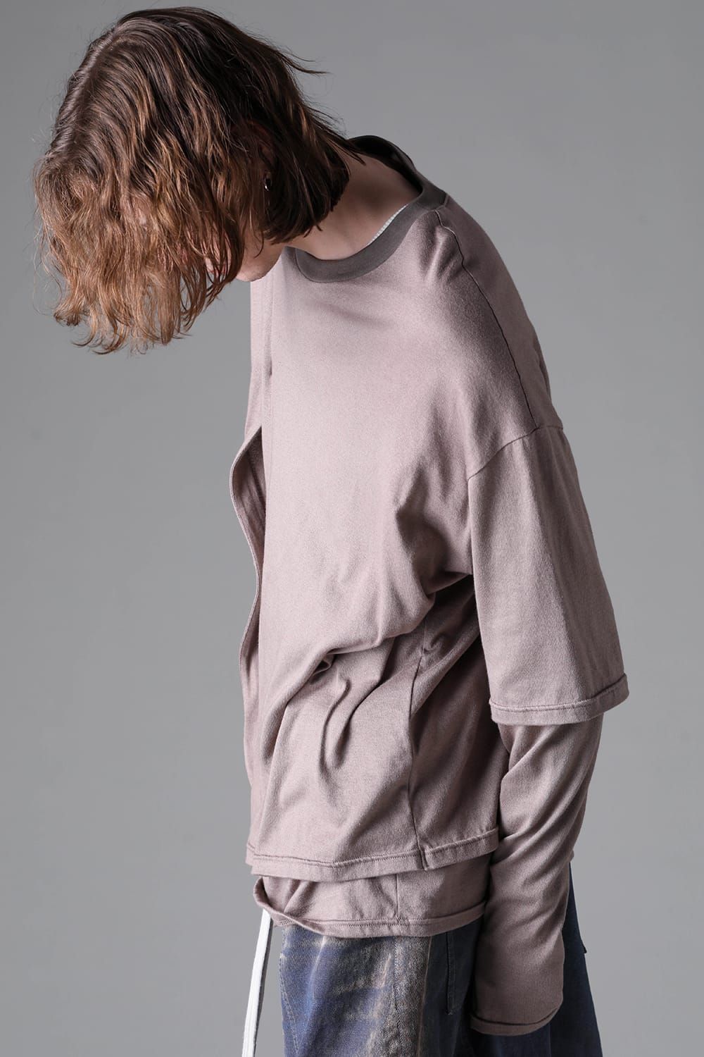 《2026AW先行予約》Leyerd Long Sleeve "Black / Brown /Grey / D.Grey /Khaki" / レイヤードロングスリーブ"ブラック/ブラウン/グレー/ダークグレー/カーキ"