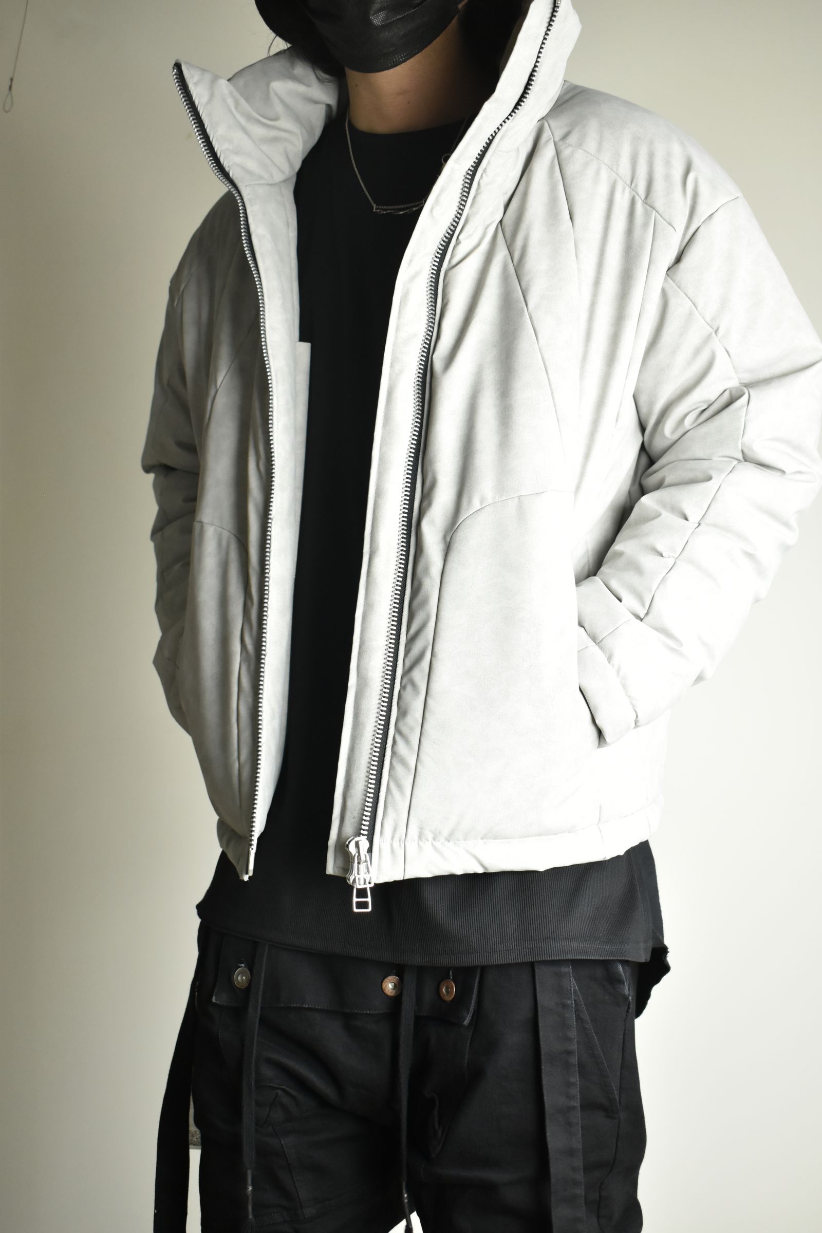 《2026AW先行予約》Padded Blouson "Smoke Black / L.Grey" / パデッドブルゾン"スモークブラック / ライトグレー"