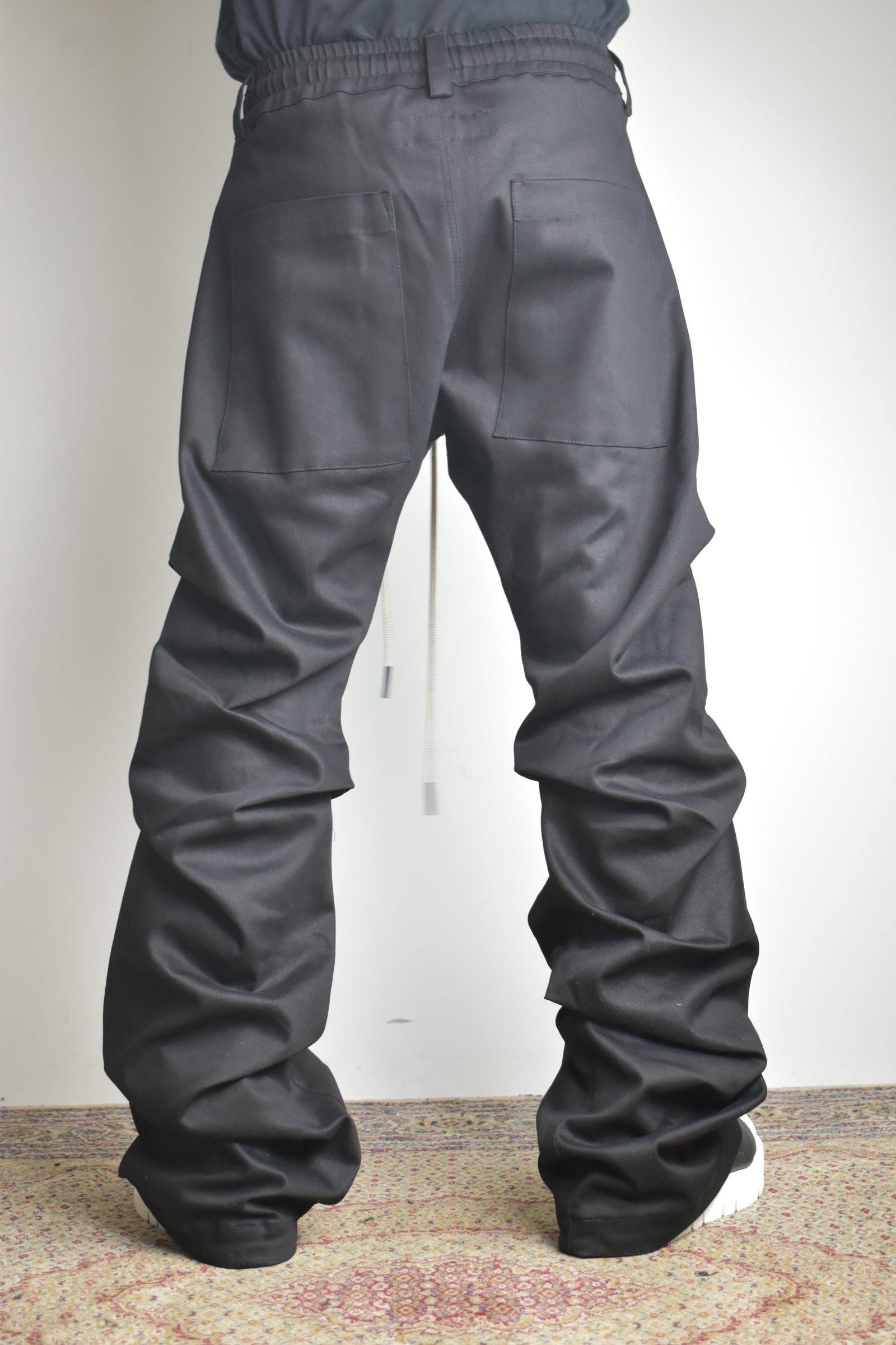 Boots Cut Tuck Pants"Black" / ブーツカットタックパンツ"ブラック"
