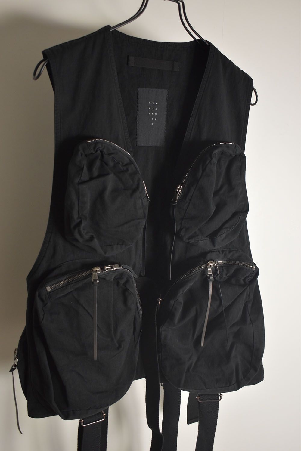Cotton Twill Tactical Vest "Black" / 綿ツイルタクティカルベスト"ブラック"