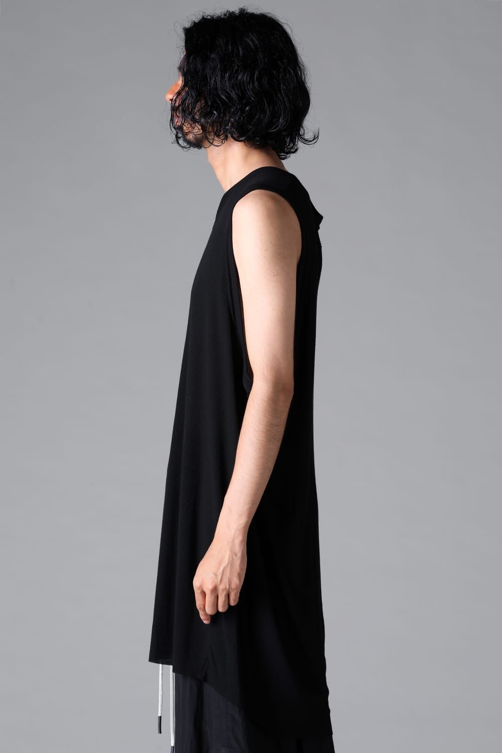 《2026SS先行予約》Rib Long Tank Top"Black / White /Grey" / リブロングタンクトップ"ブラック/ホワイト/グレー"