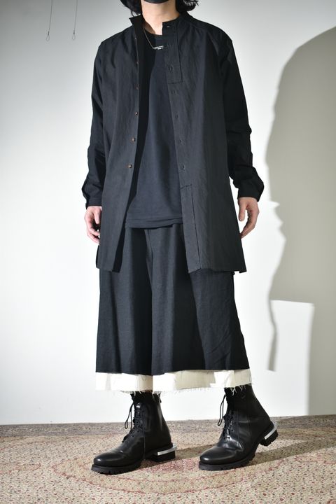 レイヤードで魅せるkujakuのハーフパンツ