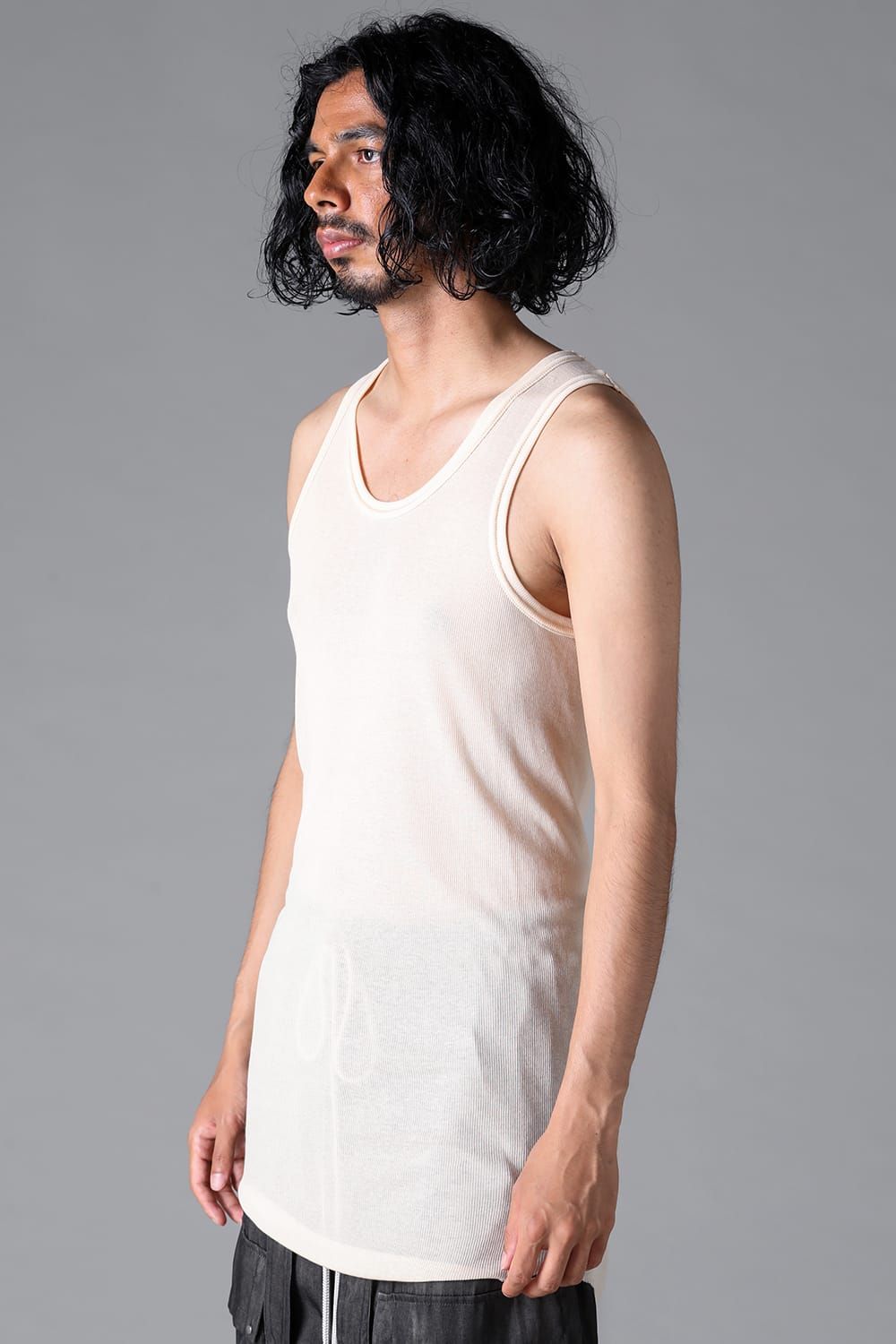 《2026SS先行予約》Rib Tank Top"Black / White / Stone / Greige / Sand" / リブタンクトップ"ブラック/ホワイト/ストーン/グレージュ/サンド"