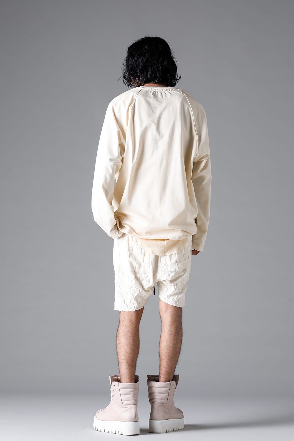 《2026SS先行予約》Gradient Plaid Pattern Shorts"Black / Cream" / グラデーションチェックパターンショーツ"ブラック/クリーム"