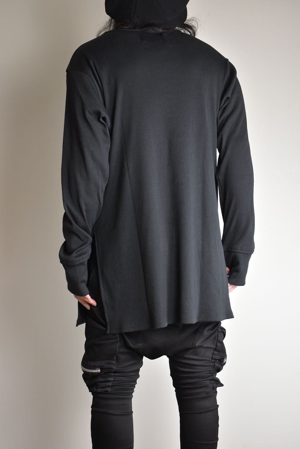 Base Layer Round Neck"Black"/ベースレイヤーラウンドネック"ブラック"