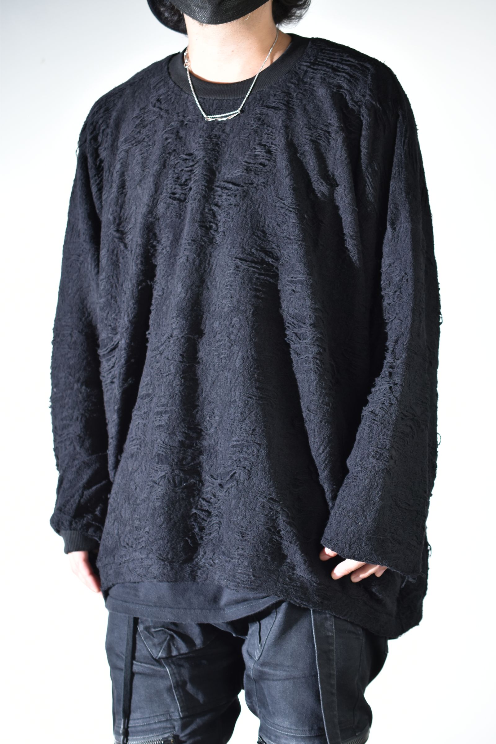 Extreme Over Sized Pullover"Black " / エクストリームオーバーサイズプルオーバー"ブラック"