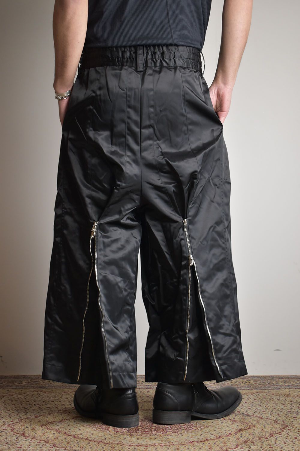 LC2 HAKAMA Trousers"Black"/袴トラウザーズ"ブラック"