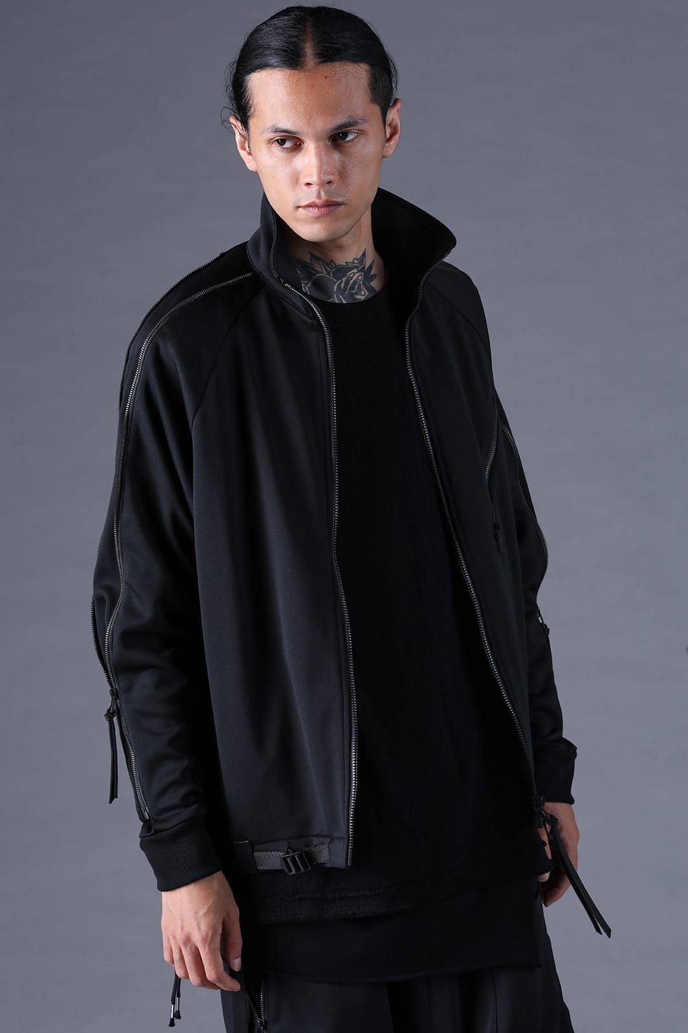 《2027SS先行予約分》Zip Line Track Jacket"Black" / ジップライントラックジャケット"ブラック"