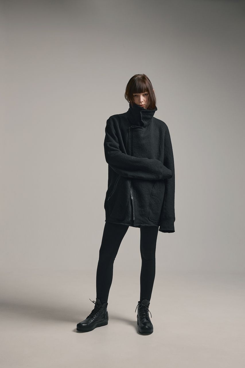 Dread Boa Zip Up Jacket"Black" / ドレッドボアジップアップジャケット"ブラック"