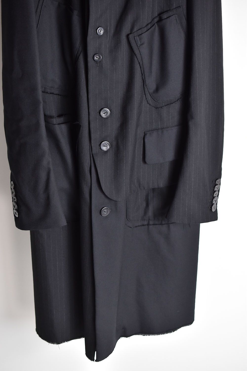 nude:masahiko maruyama - Patched Long Jacket W Half  Vest