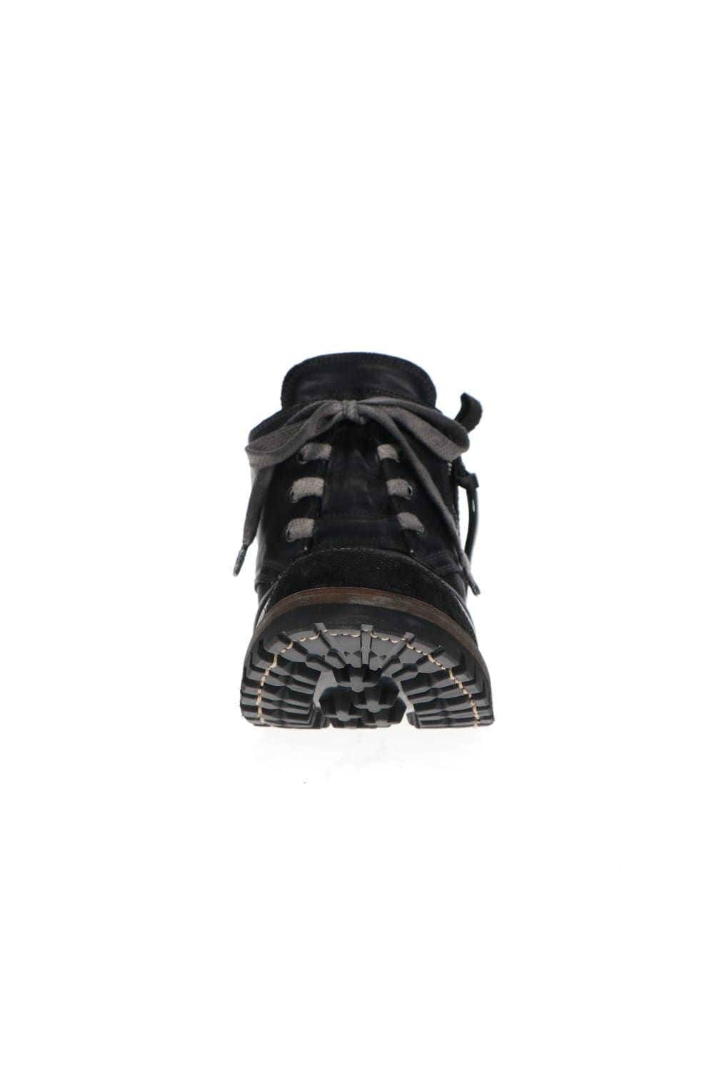 Horse Leather Sneaker Derby Shoes"Black"/ホースレザースニーカーダービーシューズ"ブラック"