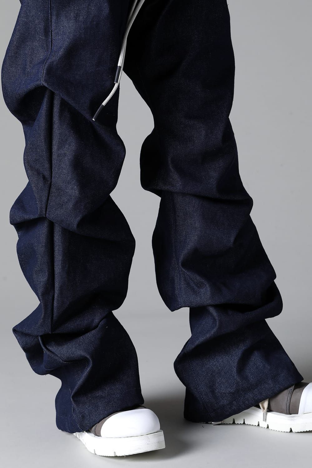 《2025AW先行予約》Boots Cut Tuck Pants"Black / Navy" /ブーツカットタックパンツ"ブラック/ネイビー"