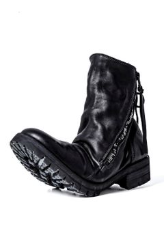 Horse Leather Back Lace Up Boots "Black"/ホースレザーバックレースアップブーツ"ブラック"