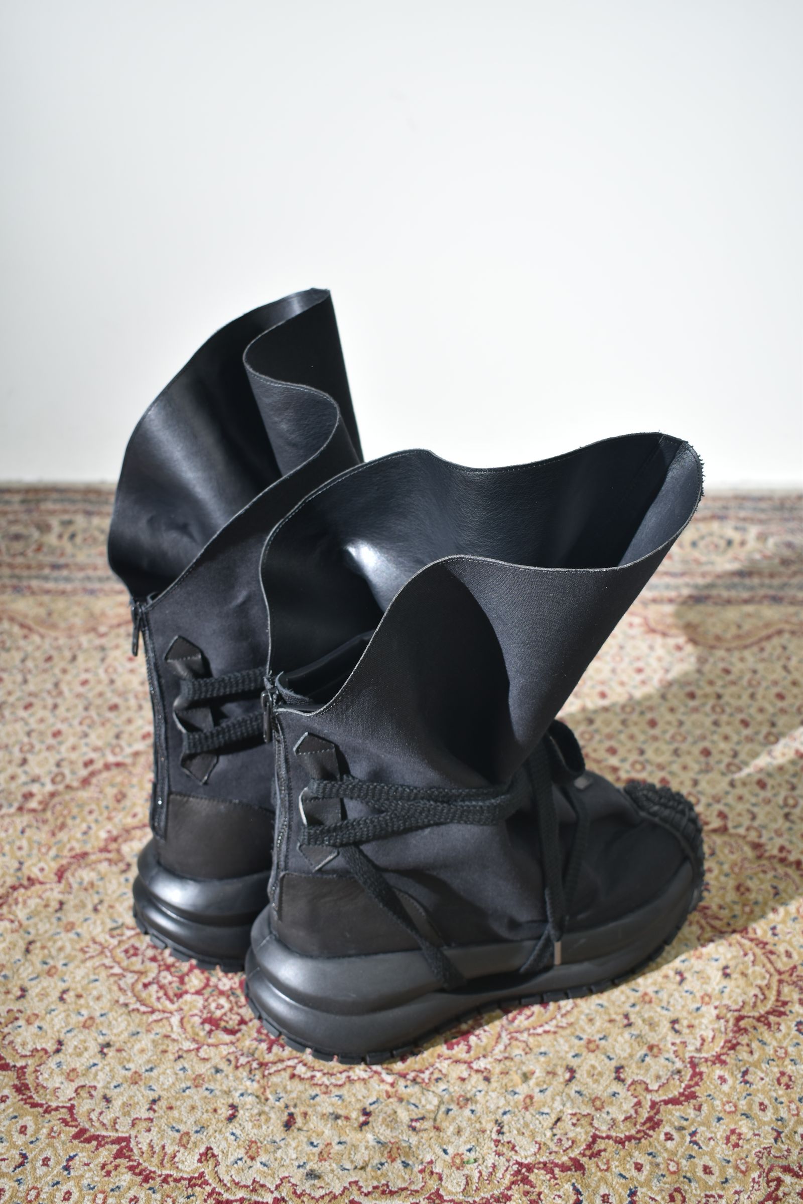 Magarimono collabo Sack Boots"Black" / MAGARIMONO コラボ サックブーツ"ブラック"