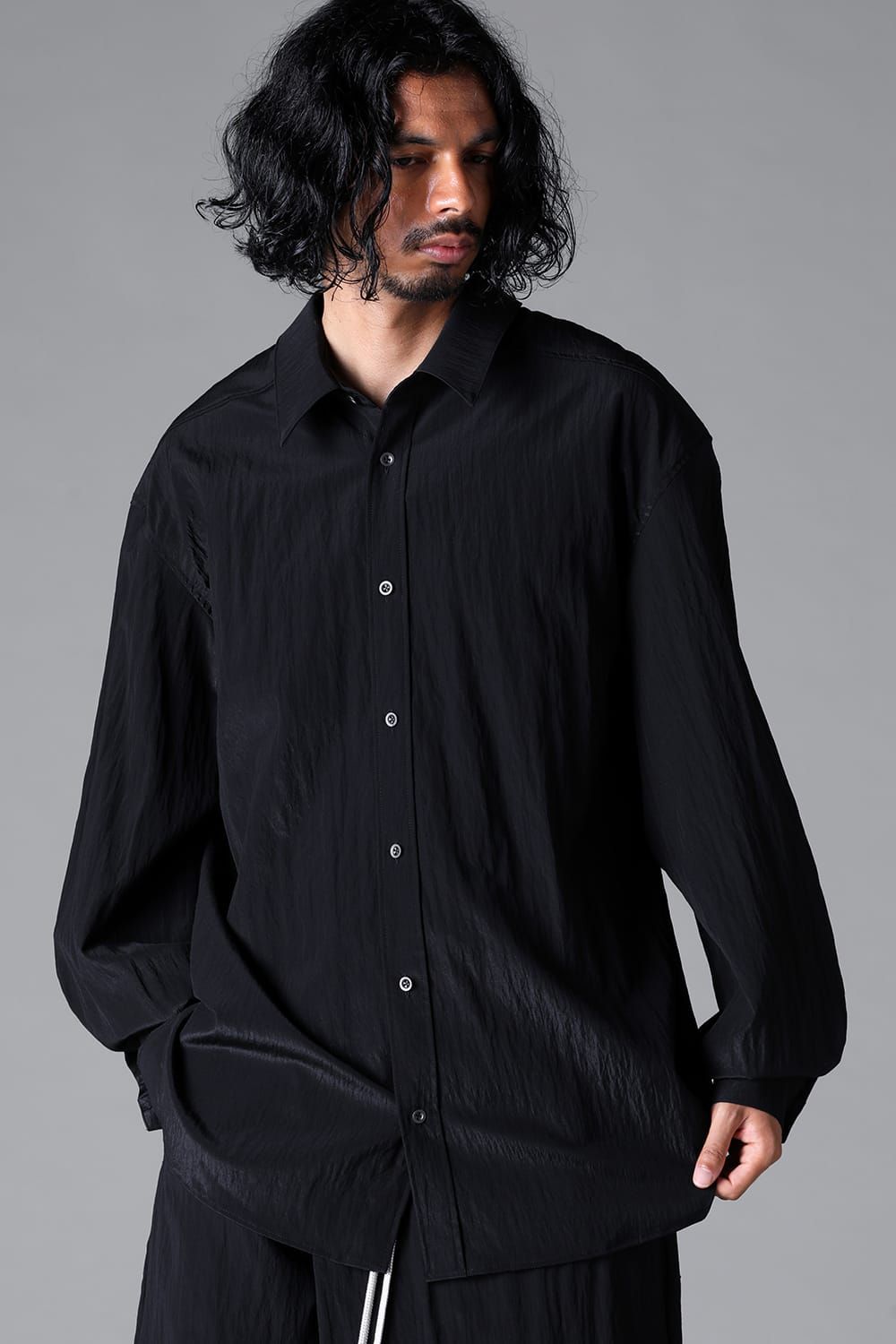 《2026SS先行予約》Back Face Shirts"Black / Cream" /バックフェイスシャツ"ブラック/クリーム"