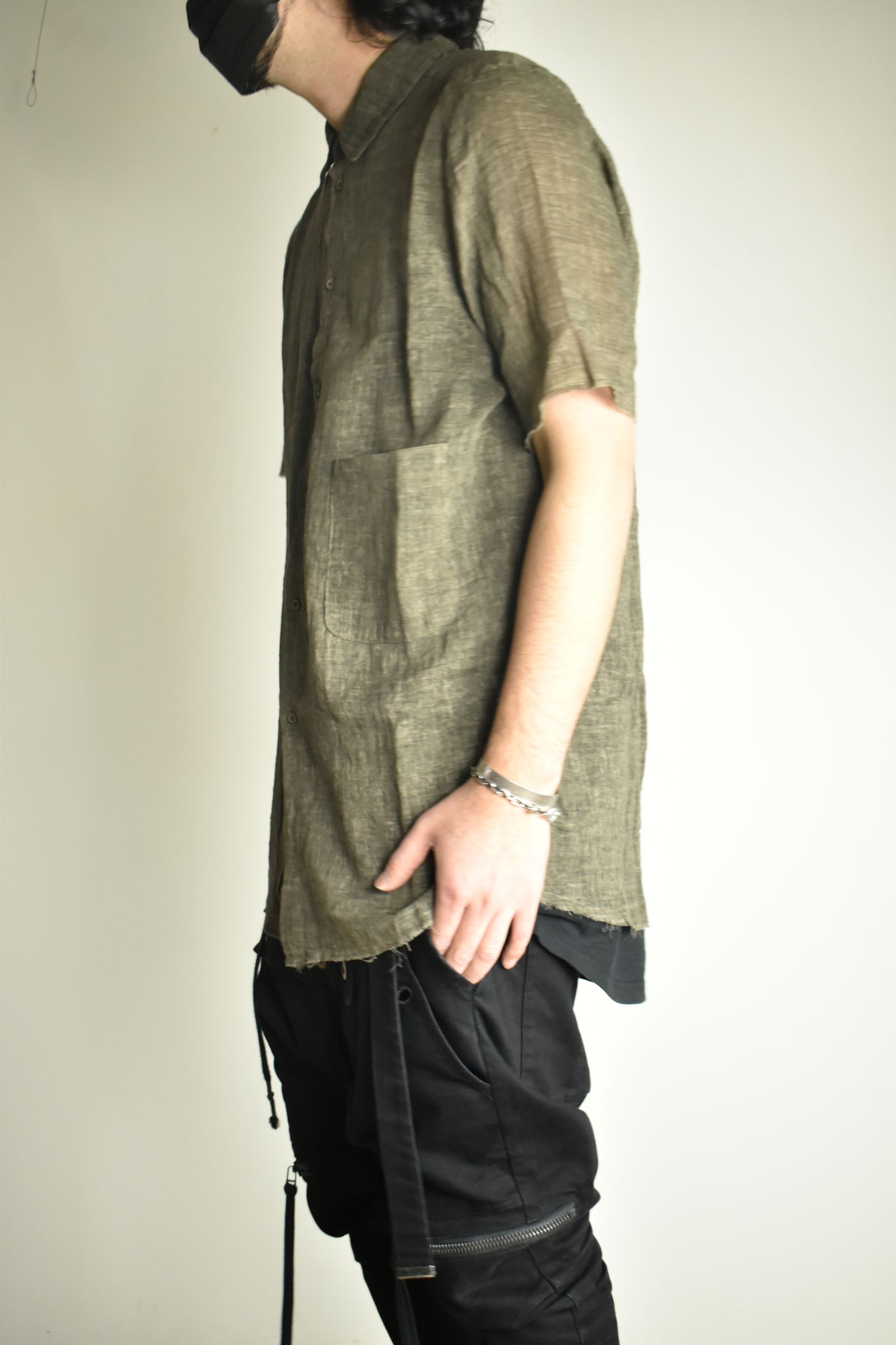 Short Sleeve Shirts"Charcoal Brown" / ショートスリーブシャツ"チャコールブラウン"