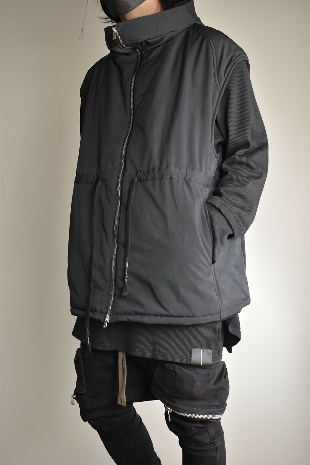 Chill Buster Sleeve Less Parka"Black"/チルバスタースリーブレスパーカー"ブラック"