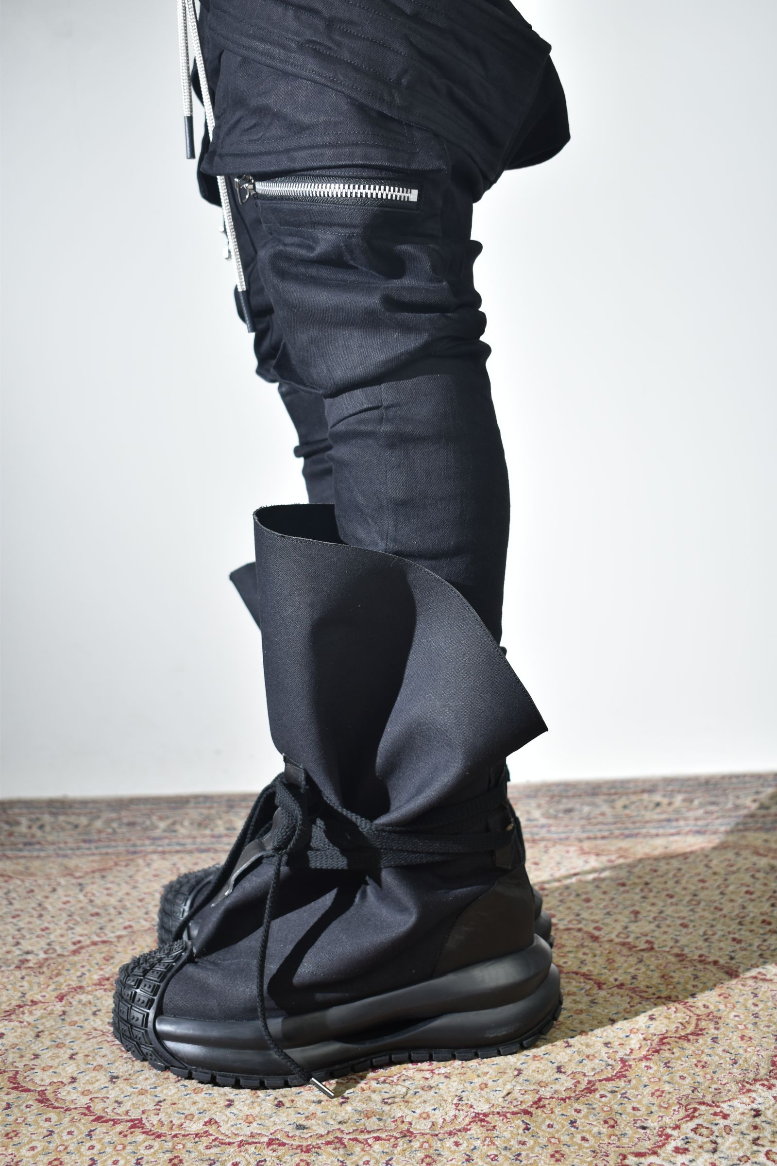 Magarimono collabo Sack Boots"Black" / MAGARIMONO コラボ サックブーツ"ブラック"