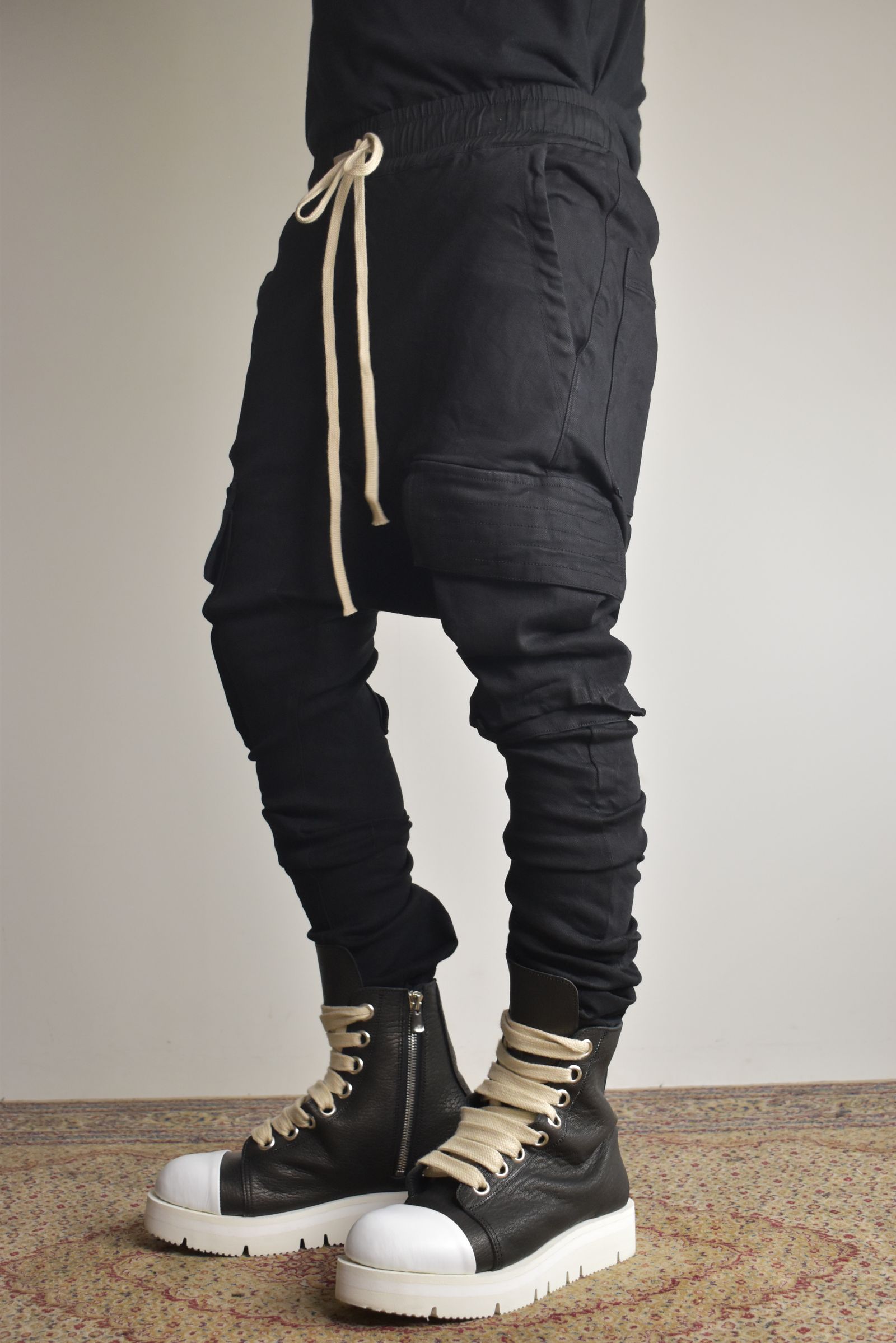 Cargo Sarouel Skinny"Black" / カーゴサルエルスキニー"ブラック"