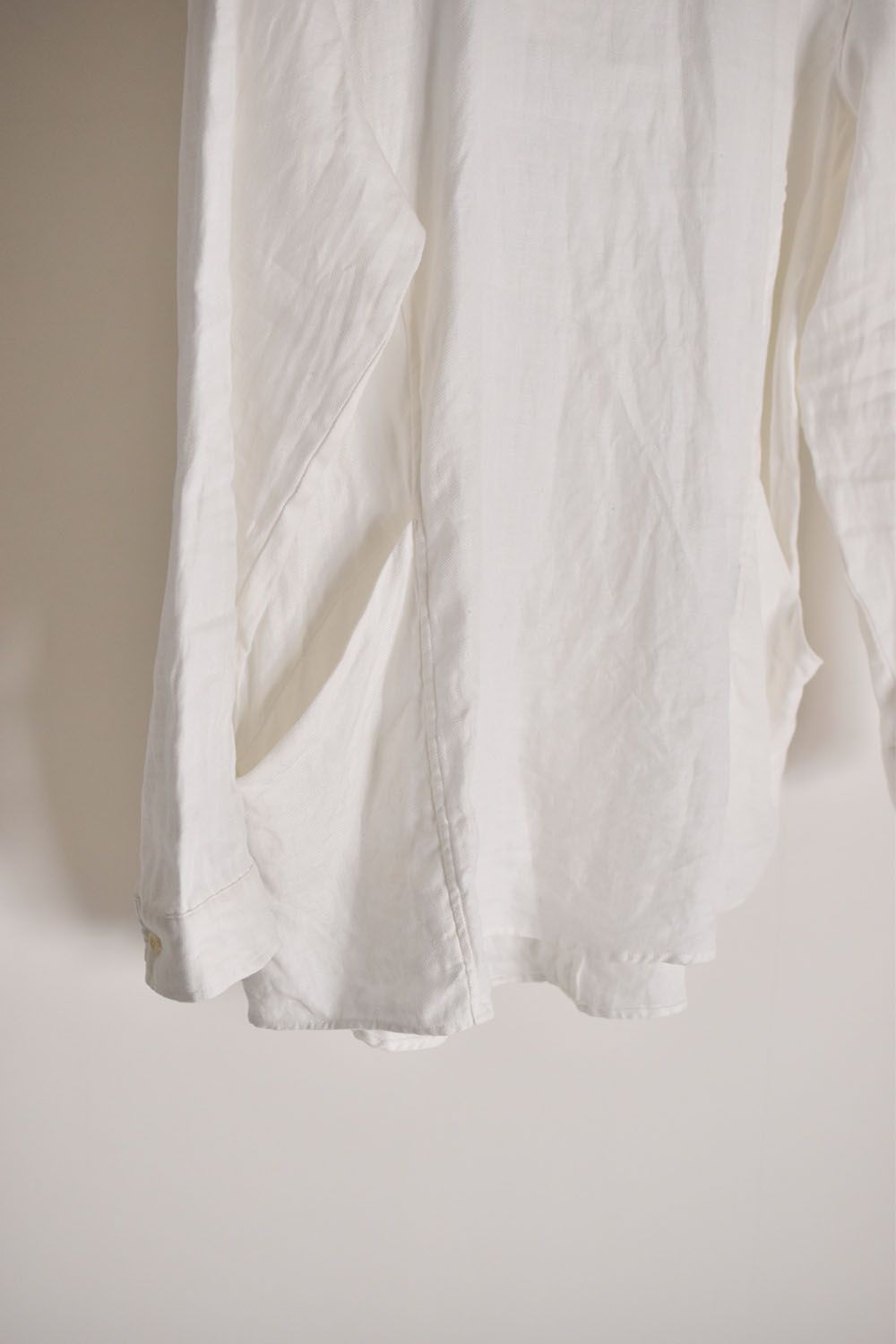 Solod Shirt L/S"Euro White"/ソリッドシャツロングスリーブ"ユーロホワイト"